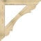 Ekena Millwork Olympic Traditional Rough Sawn Bracket w/ Offset Brace, Douglas Fir, 6"W x 36"D x 36"H BKT0604X36X36OLY01RDF - alternate 4